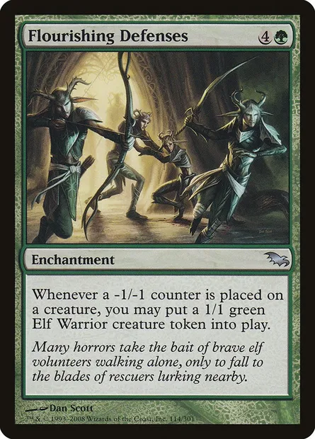 Flourishing Defenses, Magic card SHM 114 — Shadowmoor set