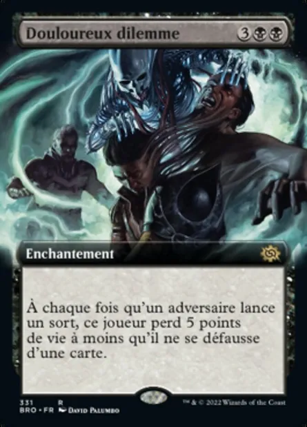 Douloureux dilemme, carte Magic BRO 331 — extension La Guerre Fratricide