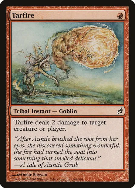 Tarfire, Magic card LRW 194 — Lorwyn set