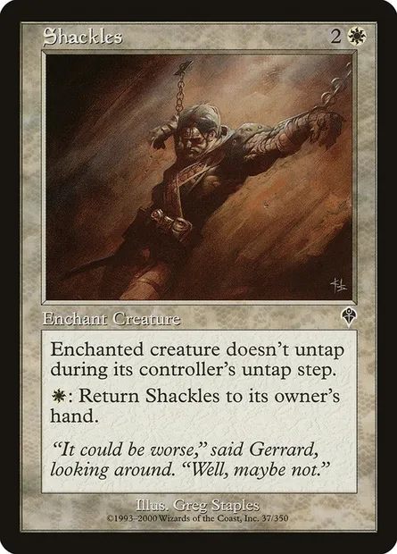 Shackles, Magic card INV 37 — Invasion set