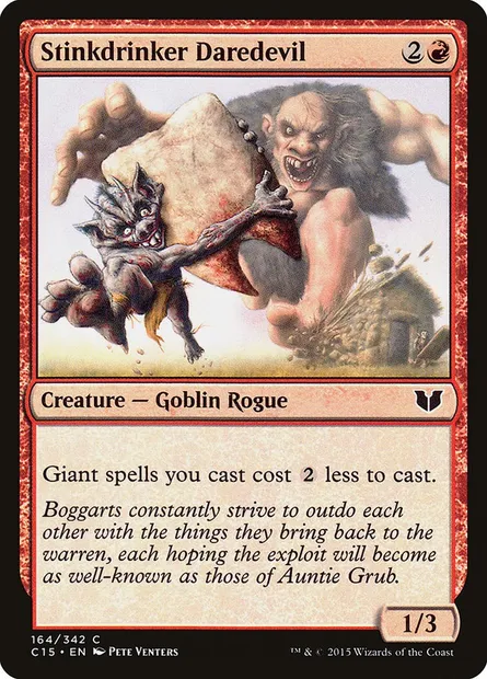 Stinkdrinker Daredevil, Magic card C15 164 — Commander 2015 set