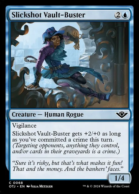 Slickshot Vault-Buster, Magic card OTJ 68 — Outlaws of Thunder Junction set