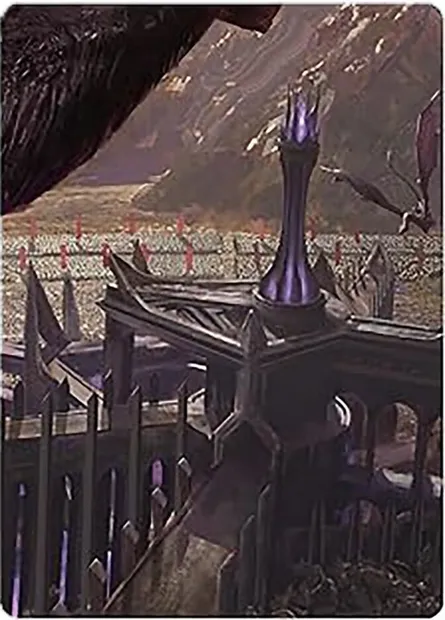 Minas Morgul, Dark Fortress // Minas Morgul, Dark Fortress, Magic card ALTC 24 — Tales of Middle-earth Scene Box set