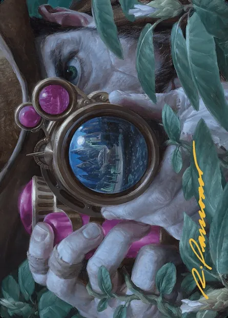Undergrowth Recon // Undergrowth Recon, Magic card AMKM 16 — Murders at Karlov Manor Art Series set