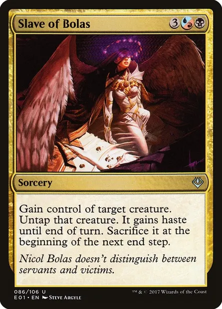 Slave of Bolas, Magic card E01 86 — Archenemy: Nicol Bolas set