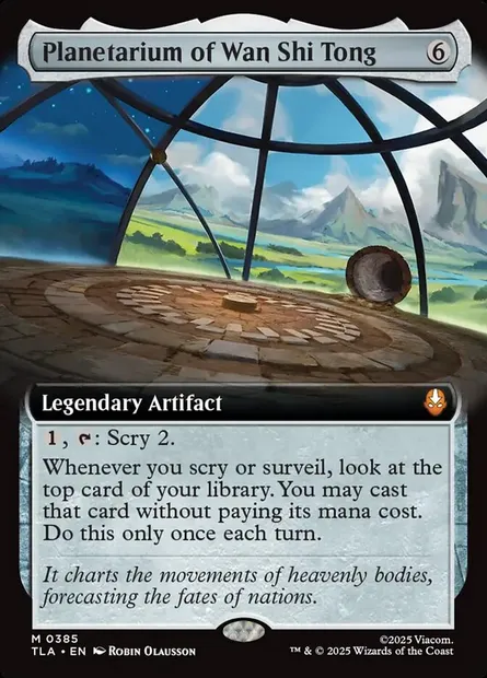 Planétarium de Wan Shi Tong, carte Magic TLA 385 — extension Avatar: The Last Airbender