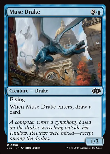Muse Drake, Magic card J25 330 — Foundations Jumpstart set