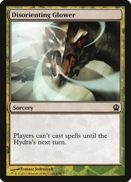 Disorienting Glower, carte Magic TFTH 6 — extension Face the Hydra