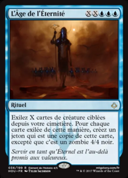 L'Âge de l'Éternité, carte Magic HOU 36 — extension L’âge de la destruction