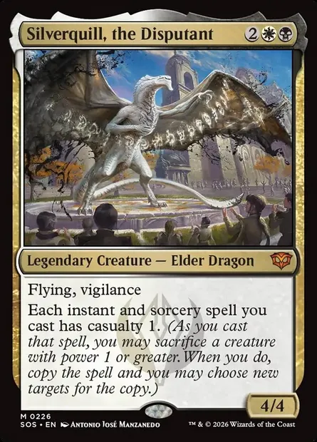 Silverquill, the Disputant, Magic card SOS 226 — Secrets of Strixhaven set