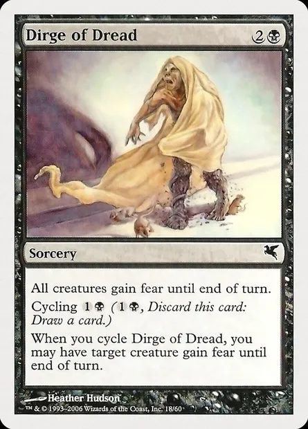 Dirge of Dread, Magic card PHUK 18 — Hachette UK set