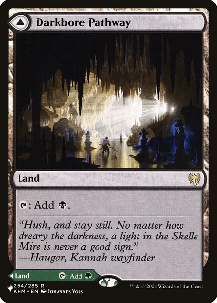 Darkbore Pathway // Slitherbore Pathway, Magic card PLST KHM-254 — The List set