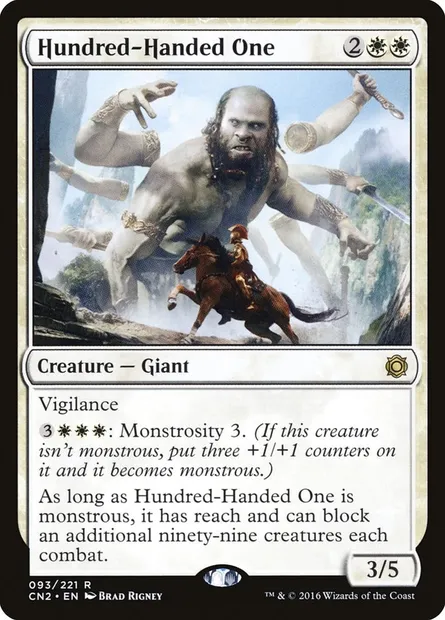 Hécatonchire, carte Magic CN2 93 — extension Conspiracy: Take the Crown