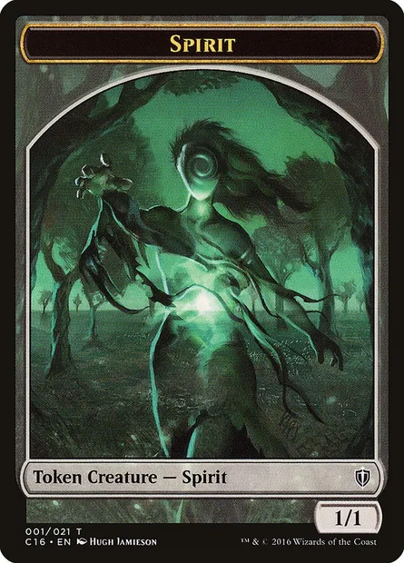 Spirit, Magic card TC16 1 — Commander 2016 Tokens set