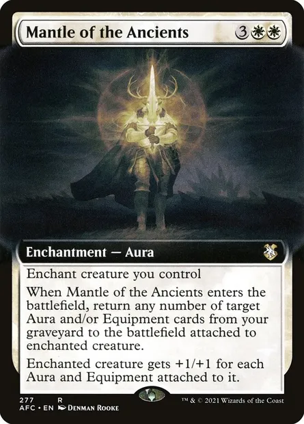 Mantle of the Ancients, Magic card AFC 277 — Forgotten Realms Commander set