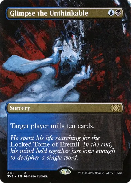 Glimpse the Unthinkable, Magic card 2X2 378 — Double Masters 2022 set
