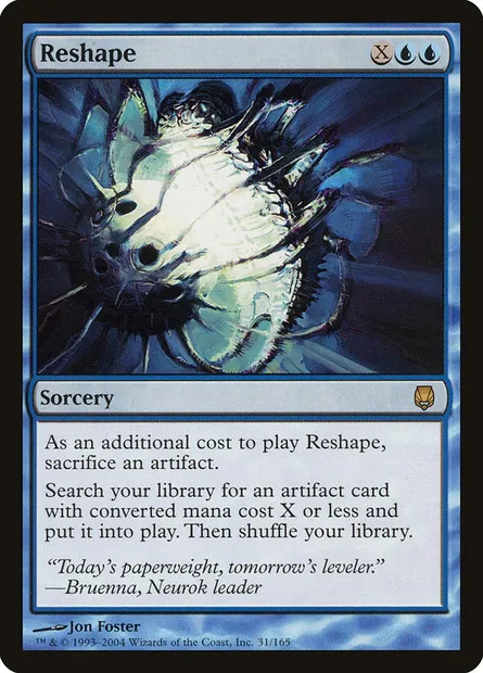 Reshape, Magic card DST 31 — Darksteel set