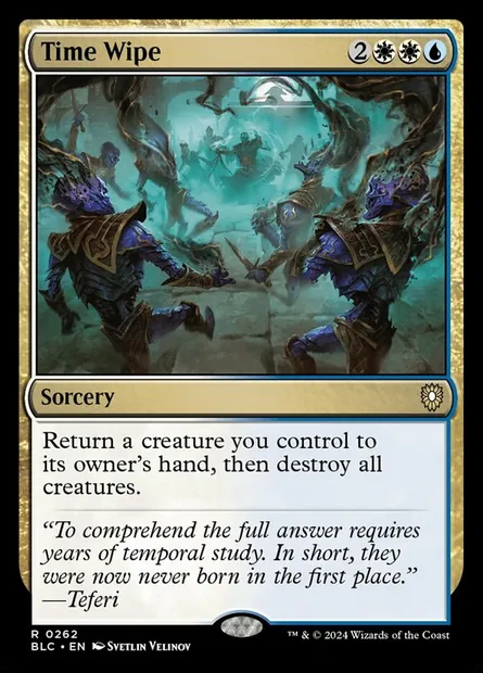 Time Wipe, Magic card BLC 262 — Bloomburrow Commander set