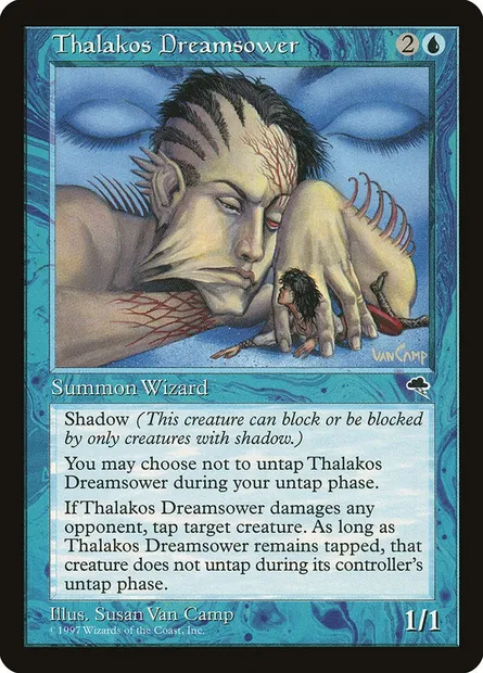 Thalakos Dreamsower, Magic card TMP 92 — Tempest set