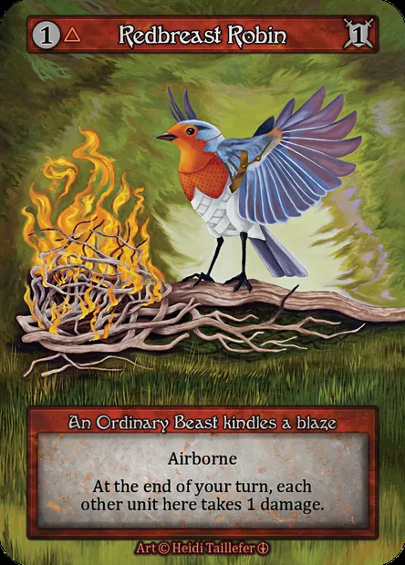 Redbreast Robin, carte Sorcery ATH 057 — extension Arthurian Legends