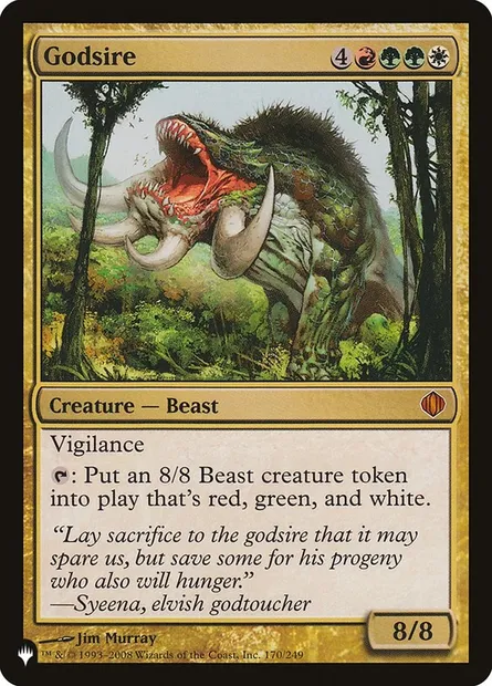 Godsire, Magic card PLST ALA-170 — The List set