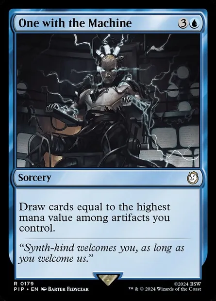 One with the Machine, Magic card PIP 179 — Fallout set