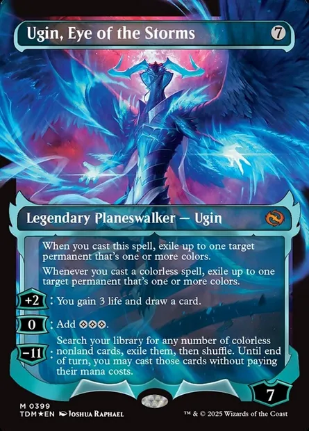 Ugin, Eye of the Storms, Magic card TDM 399 — Tarkir: Dragonstorm set