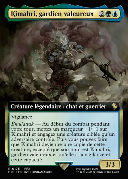 Kimahri, gardien valeureux, carte Magic FIC 175 — extension Final Fantasy Commander