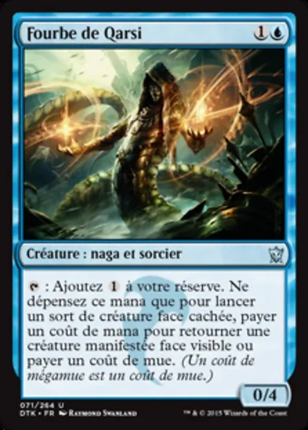Fourbe de Qarsi, carte Magic DTK 71 — extension Les Dragons de Tarkir