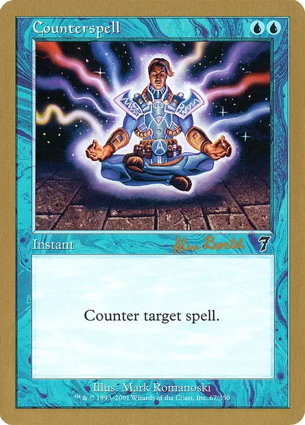 Counterspell, Magic card WC01 ab67 — World Championship Decks 2001 set