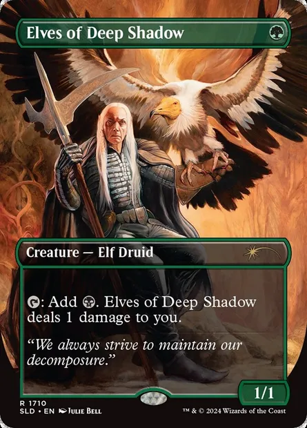 Elves of Deep Shadow, Magic card SLD 1710 — Secret Lair Drop set