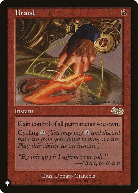 Brand, Magic card PLST USG-176 — The List set