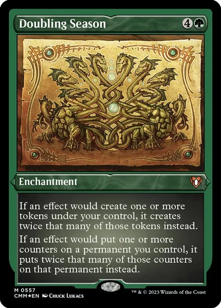 Doubling Season, Magic card CMM 557 — Commander Masters set