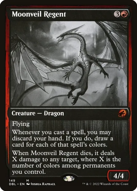 Moonveil Regent, Magic card DBL 149 — Innistrad: Double Feature set