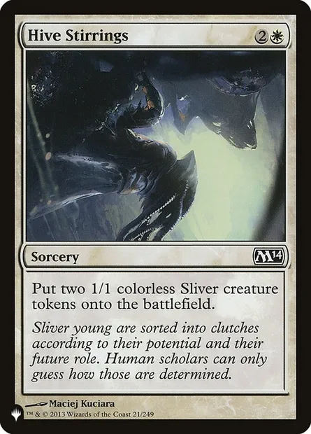 Hive Stirrings, Magic card PLST M14-21 — The List set