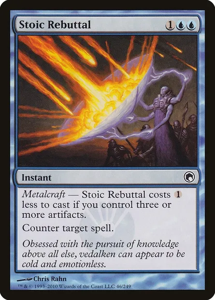 Stoic Rebuttal, Magic card SOM 46 — Scars of Mirrodin set