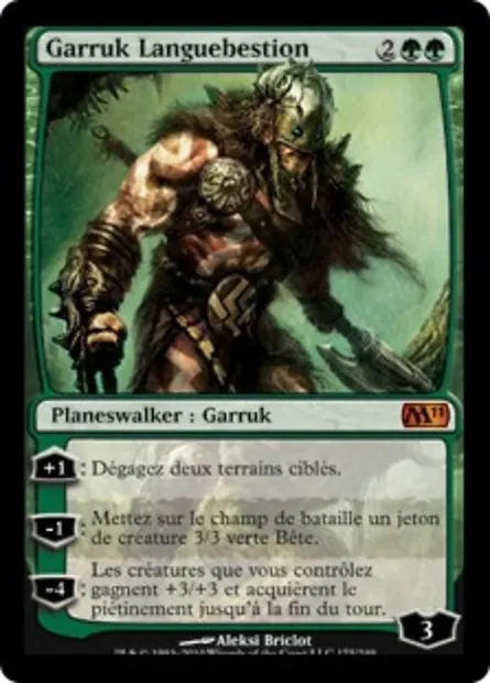 Garruk Languebestion, carte Magic M11 175 — extension Magic 2011