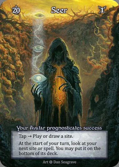 Seer, Sorcery card ALP 010 — Alpha set