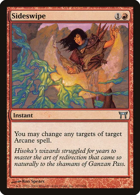 Sideswipe, Magic card CHK 187 — Champions of Kamigawa set