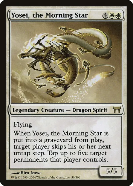 Yosei, the Morning Star, Magic card CHK 50 — Champions of Kamigawa set