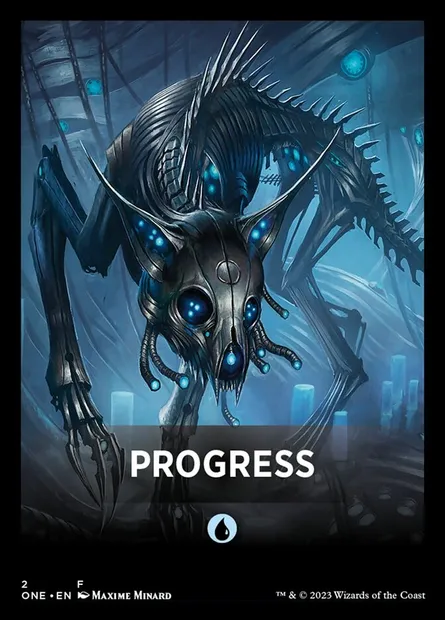 Progress, Magic card FONE 2 — Phyrexia: All Will Be One Jumpstart Front Cards set
