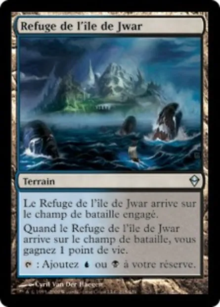 Refuge de l'île de Jwar, carte Magic ZEN 215 — extension Zendikar