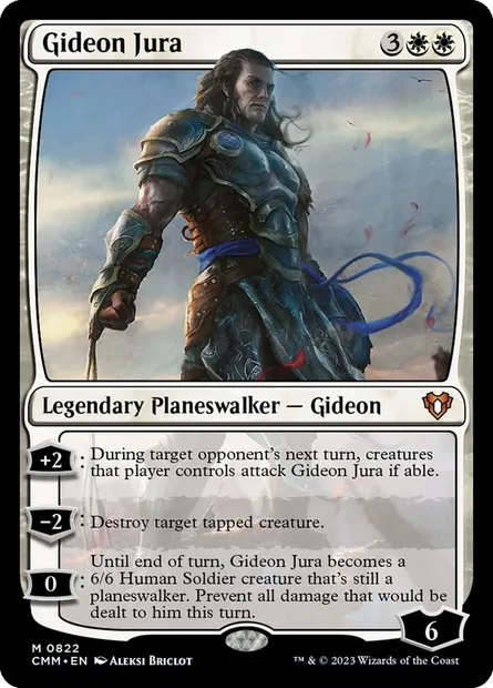 Gideon Jura, Magic card CMM 822 — Commander Masters set