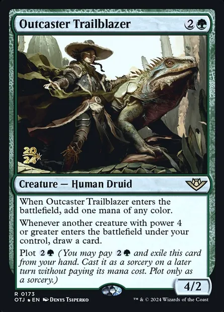 Outcaster Trailblazer, Magic card POTJ 173s — Outlaws of Thunder Junction Promos set