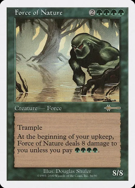 Force of Nature, Magic card BTD 56 — Beatdown Box Set set