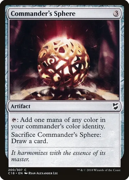 Commander's Sphere, Magic card C18 200 — Commander 2018 set