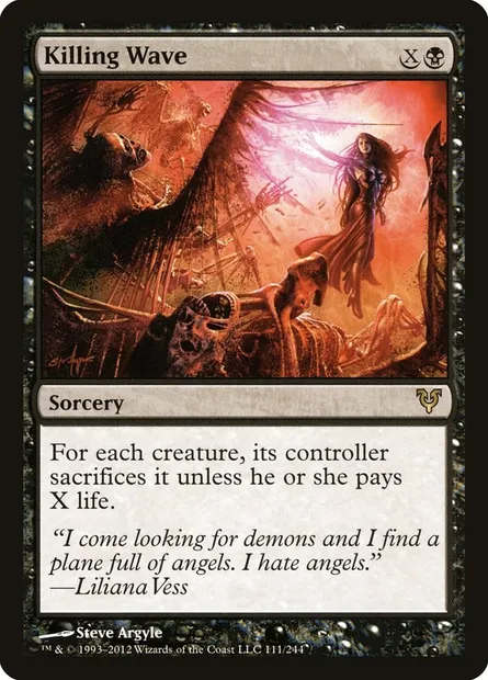 Killing Wave, Magic card AVR 111 — Avacyn Restored set