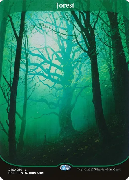 Forêt, carte Magic UST 216 — extension Unstable