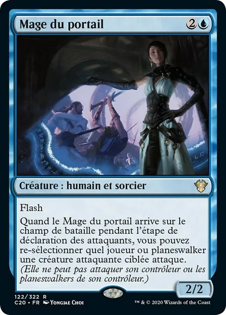 Mage du portail, carte Magic C20 122 — extension Commander 2020