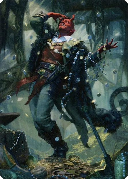 Tibalt, Cosmic Impostor // Tibalt, Cosmic Impostor, Magic card AKHM 67 — Kaldheim Art Series set
